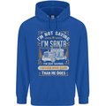 Im Not Santa Delivery Driver Christmas Mens 80% Cotton Hoodie Royal Blue