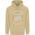 Im Not Santa Delivery Driver Christmas Mens 80% Cotton Hoodie Sand