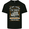 Im Not Santa Delivery Driver Christmas Mens Cotton T-Shirt Tee Top Black
