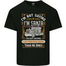 Im Not Santa Delivery Driver Christmas Mens Cotton T-Shirt Tee Top Black