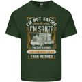 Im Not Santa Delivery Driver Christmas Mens Cotton T-Shirt Tee Top Forest Green