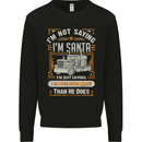 Im Not Santa Delivery Driver Christmas Mens Sweatshirt Jumper Black