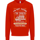 Im Not Santa Delivery Driver Christmas Mens Sweatshirt Jumper Bright Red