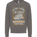 Im Not Santa Delivery Driver Christmas Mens Sweatshirt Jumper Charcoal
