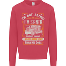 Im Not Santa Delivery Driver Christmas Mens Sweatshirt Jumper Heliconia