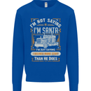 Im Not Santa Delivery Driver Christmas Mens Sweatshirt Jumper Royal Blue