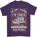 Im Not Santa Delivery Driver Christmas Mens T-Shirt Cotton Gildan Purple