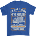Im Not Santa Delivery Driver Christmas Mens T-Shirt Cotton Gildan Royal Blue