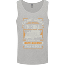 Im Not Santa Delivery Driver Christmas Mens Vest Tank Top Sports Grey