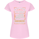 Im Not Santa Delivery Driver Christmas Womens Petite Cut T-Shirt Light Pink