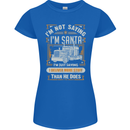 Im Not Santa Delivery Driver Christmas Womens Petite Cut T-Shirt Royal Blue