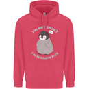 Im Not Short Im Penguine Size Funny Childrens Kids Hoodie Heliconia