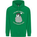 Im Not Short Im Penguine Size Funny Childrens Kids Hoodie Irish Green