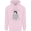 Im Not Short Im Penguine Size Funny Childrens Kids Hoodie Light Pink