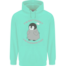 Im Not Short Im Penguine Size Funny Childrens Kids Hoodie Peppermint