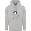 Im Not Short Im Penguine Size Funny Childrens Kids Hoodie Sports Grey