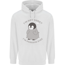 Im Not Short Im Penguine Size Funny Childrens Kids Hoodie White
