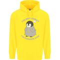Im Not Short Im Penguine Size Funny Childrens Kids Hoodie Yellow