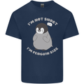 Im Not Short Im Penguine Size Funny Kids T-Shirt Childrens Navy Blue