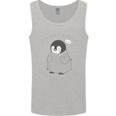 Im Not Short Im Penguine Size Funny Mens Vest Tank Top Sports Grey