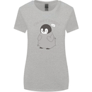 Im Not Short Im Penguine Size Funny Womens Wider Cut T-Shirt Sports Grey