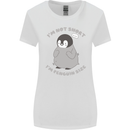 Im Not Short Im Penguine Size Funny Womens Wider Cut T-Shirt White