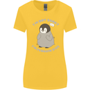 Im Not Short Im Penguine Size Funny Womens Wider Cut T-Shirt Yellow