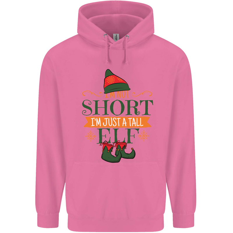 Im Not Short Tall Elf Funny Christmas Childrens Kids Hoodie Azalea
