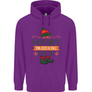 Im Not Short Tall Elf Funny Christmas Childrens Kids Hoodie Purple