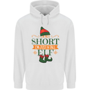 Im Not Short Tall Elf Funny Christmas Childrens Kids Hoodie White