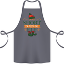 Im Not Short Tall Elf Funny Christmas Cotton Apron 100% Organic Steel