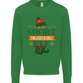 Im Not Short Tall Elf Funny Christmas Kids Sweatshirt Jumper Irish Green