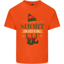 Im Not Short Tall Elf Funny Christmas Kids T-Shirt Childrens Orange
