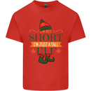 Im Not Short Tall Elf Funny Christmas Kids T-Shirt Childrens Red