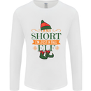 Im Not Short Tall Elf Funny Christmas Mens Long Sleeve T-Shirt White