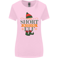 Im Not Short Tall Elf Funny Christmas Womens Wider Cut T-Shirt Light Pink
