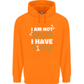 Im Not Single I Have a Dog Funny Childrens Kids Hoodie Orange
