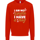 Im Not Single I Have a Dog Funny Kids Sweatshirt Jumper Bright Red