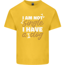 Im Not Single I Have a Dog Funny Kids T-Shirt Childrens Yellow