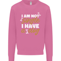 Im Not Single I Have a Dog Funny Mens Sweatshirt Jumper Azalea