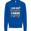 Im Not Single I Have a Dog Funny Mens Sweatshirt Jumper Royal Blue
