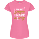 Im Not Single I Have a Dog Funny Womens Petite Cut T-Shirt Azalea
