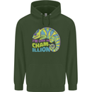 Im One in a Chamillion Funny Chameleon Childrens Kids Hoodie Forest Green