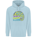Im One in a Chamillion Funny Chameleon Childrens Kids Hoodie Light Blue
