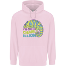 Im One in a Chamillion Funny Chameleon Childrens Kids Hoodie Light Pink