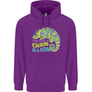 Im One in a Chamillion Funny Chameleon Childrens Kids Hoodie Purple