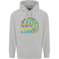 Im One in a Chamillion Funny Chameleon Childrens Kids Hoodie Sports Grey