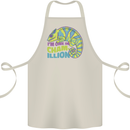 Im One in a Chamillion Funny Chameleon Cotton Apron 100% Organic Natural