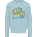 Im One in a Chamillion Funny Chameleon Kids Sweatshirt Jumper Light Blue
