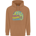 Im One in a Chamillion Funny Chameleon Mens 80% Cotton Hoodie Caramel Latte